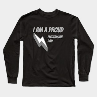 Electrician Dad Long Sleeve T-Shirt